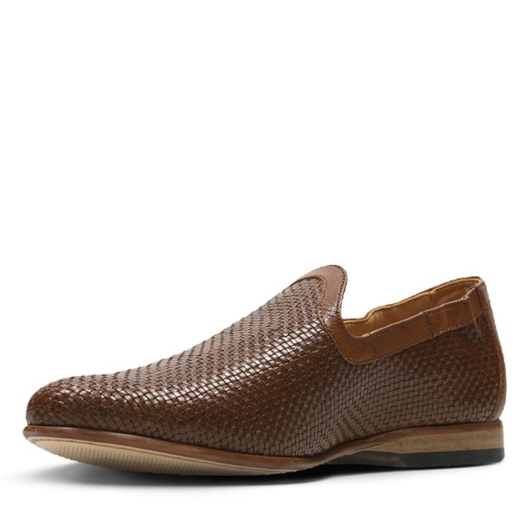 Clarks Other - CLARKS Cognac Form Step Weave Loafer Slip On Shoe